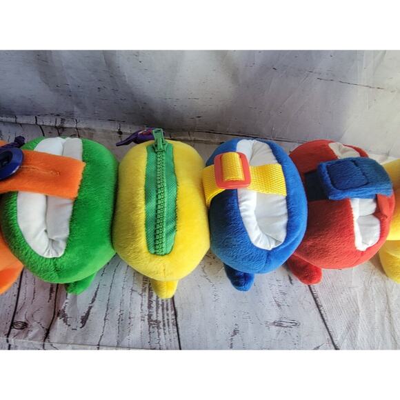 Discovery Toys Colorful Dress A Pillar Caterpillar Plush Learning Toy - Picture 5 of 10